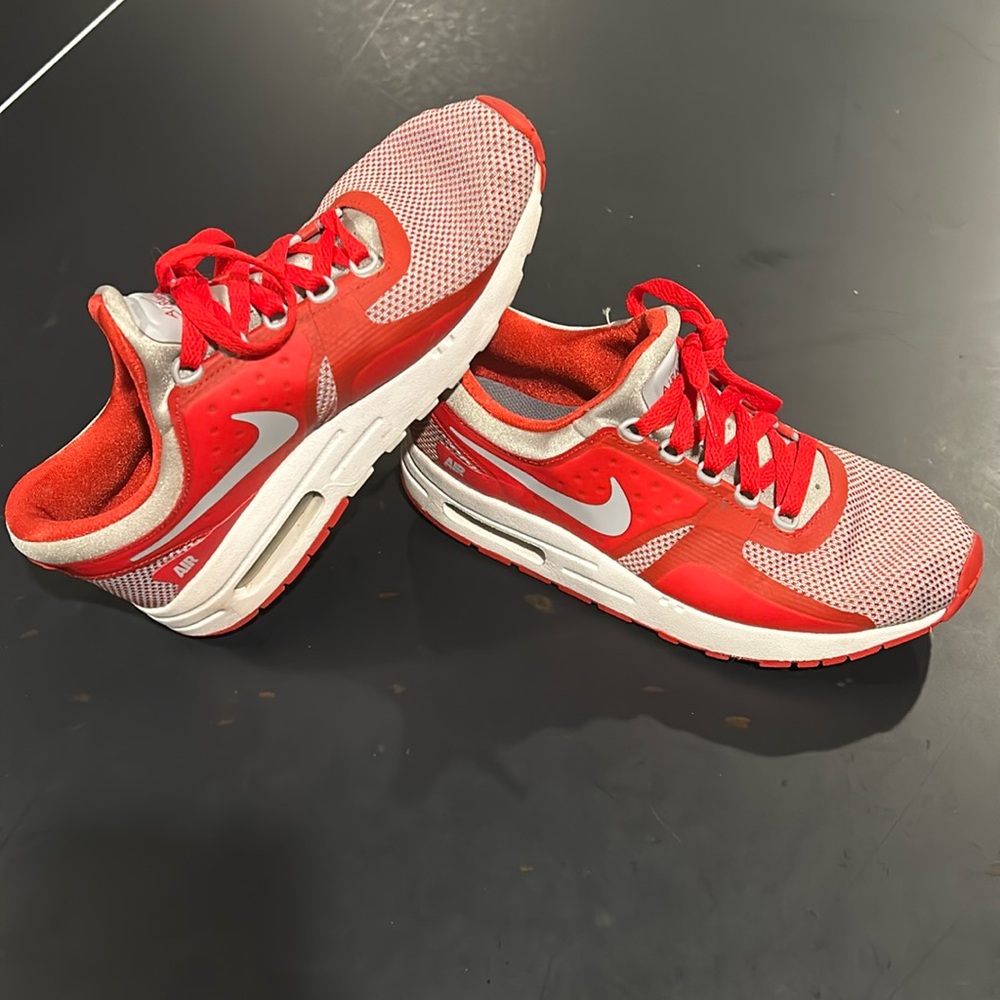 Boys 5.5Y red Nike Air Max. Perfect condition.